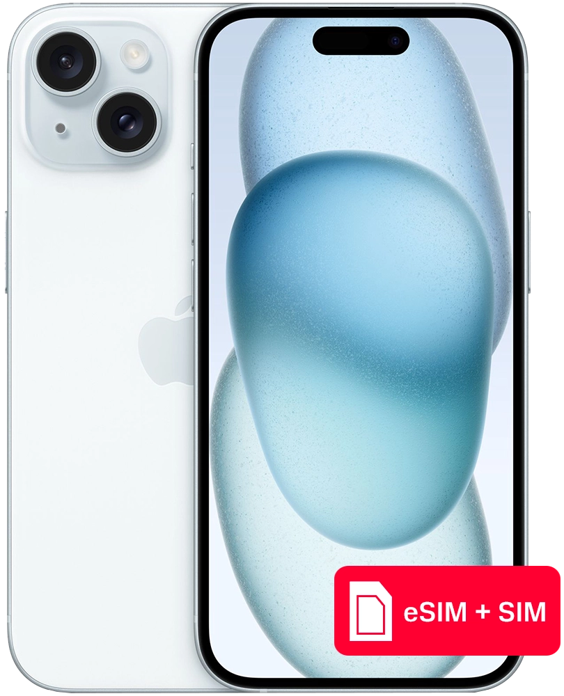 Apple iPhone 15 256Gb eSIM + SIM Голубой