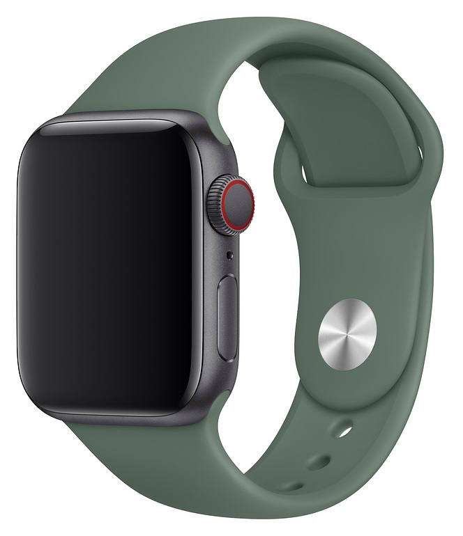 Изображение товара Ремешок Everstone ES-AWBS-108 для Apple Watch 38/40мм зеленый Изображение товара Ремешок Everstone ES-AWBS-108 для Apple Watch 38/40мм зеленый