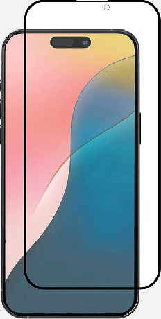 Изображение товара uBear Extreme Nano Shield Privacy для iPhone 16 Pro Черная рамка