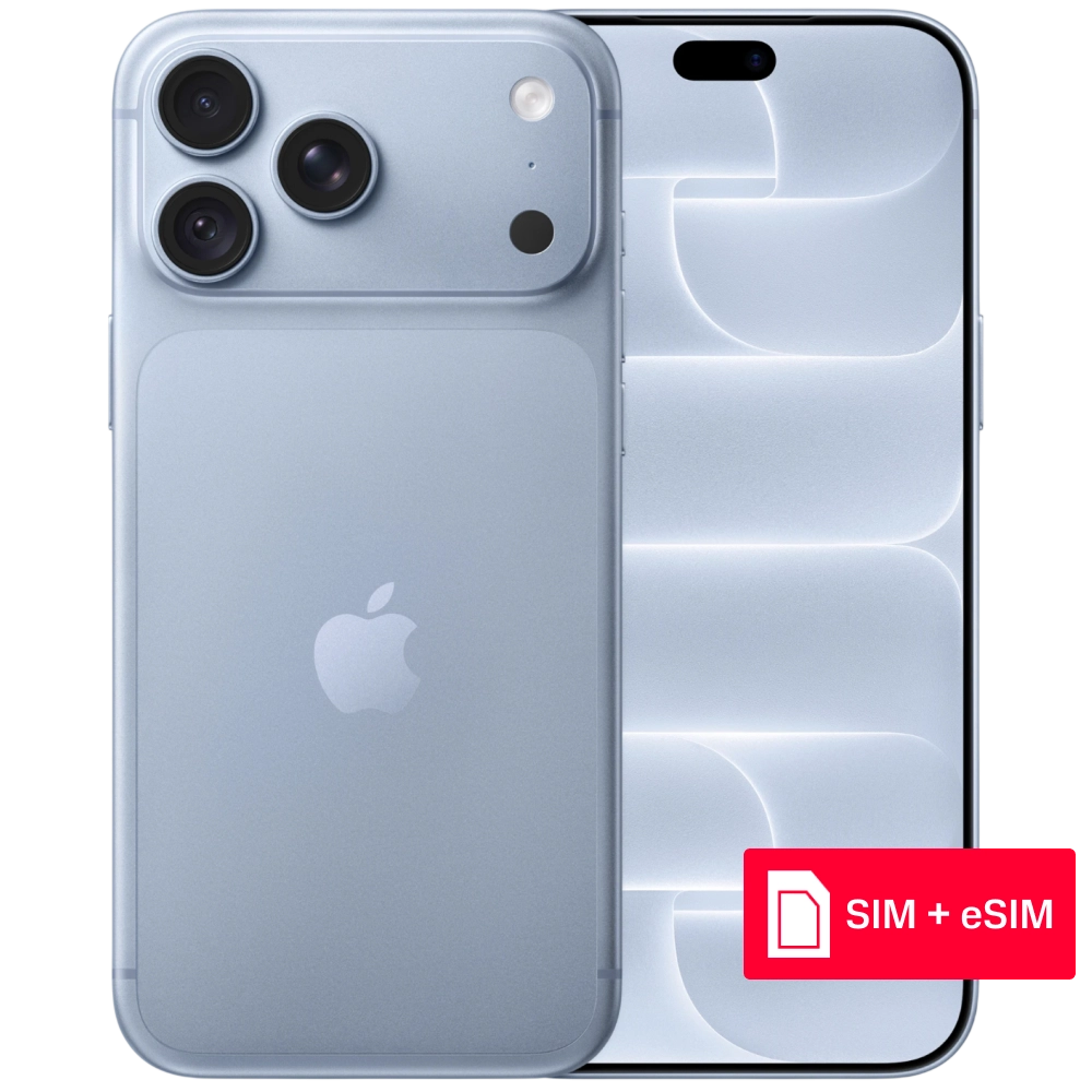 Смартфон Apple iPhone 18 Pro Max 256 Гб eSIM+SIM Glacier Blue