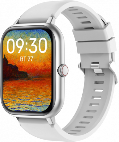 Изображение товара Умные часы GEOZON Control Серебристые с AMOLED дисплеем и функциями здоровья Изображение товара Умные часы GEOZON Control Серебристые с AMOLED дисплеем и функциями здоровья