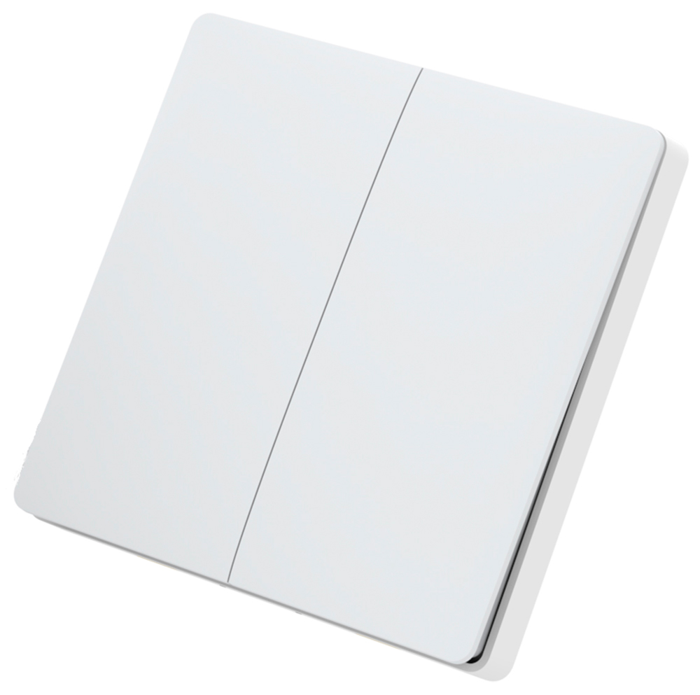 Aqara Wireless Remote Switch двухклавишный Белый (WXKG02LM)