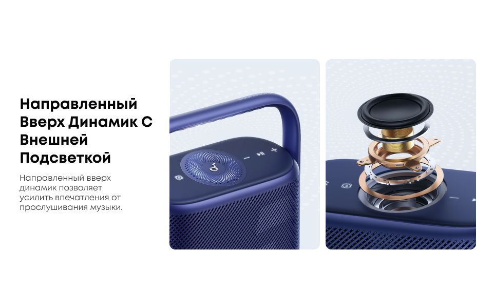 Портативная акустическая система Anker Soundcore Motion X500 Синяя