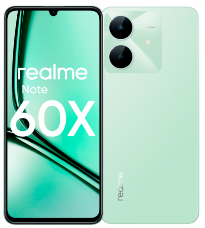 Изображение товара realme Realme Note 60X 3/64 ГБ Зелёный Б/У "Отличный"