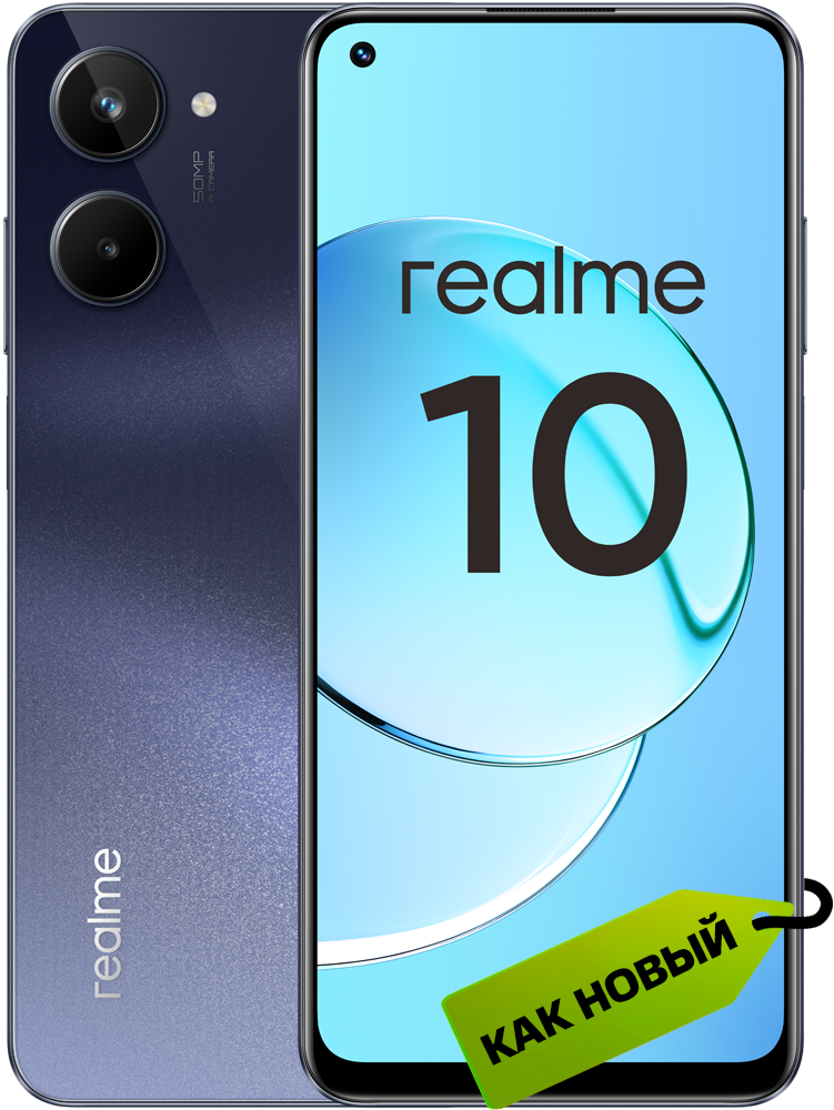 realme 10 4/128 Гб Черный «Как новый»