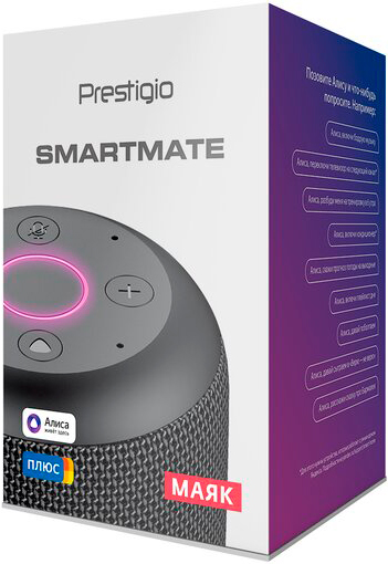 Prestigio Smartmate с голосовым ассистентом Алиса Black