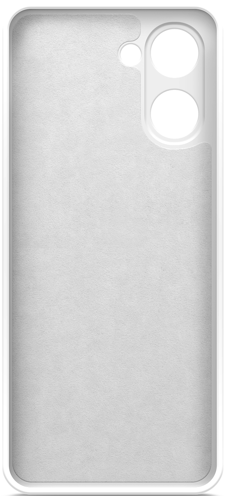 Borasco Realme C33 Microfiber Белый