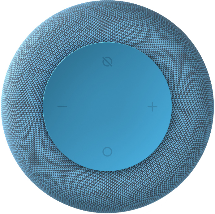 VK Капсула Мини с голосовым помощником Марусей, Морская синяя