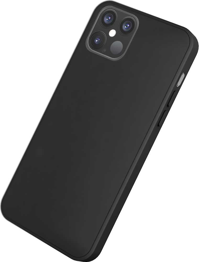 Code iPhone 12/12 Pro liquid силикон Black