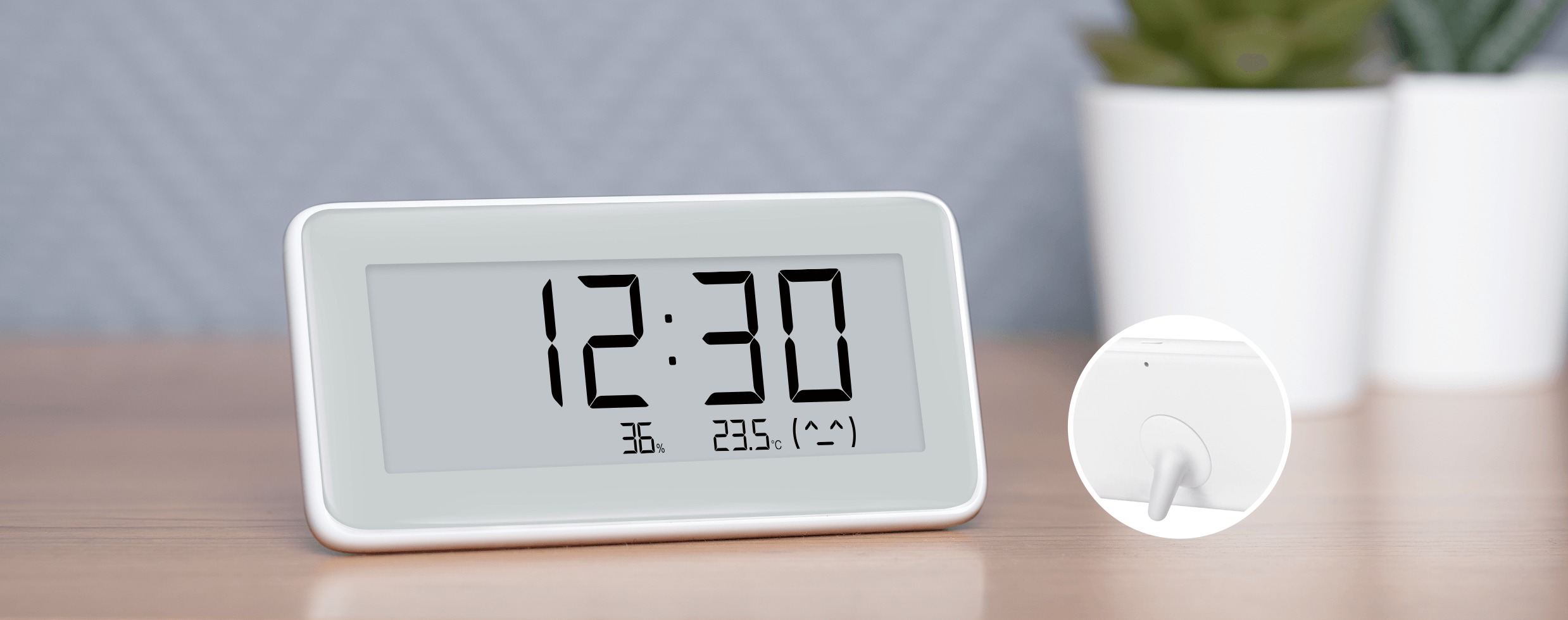 Xiaomi Temperature and Humidity Monitor Clock Белый