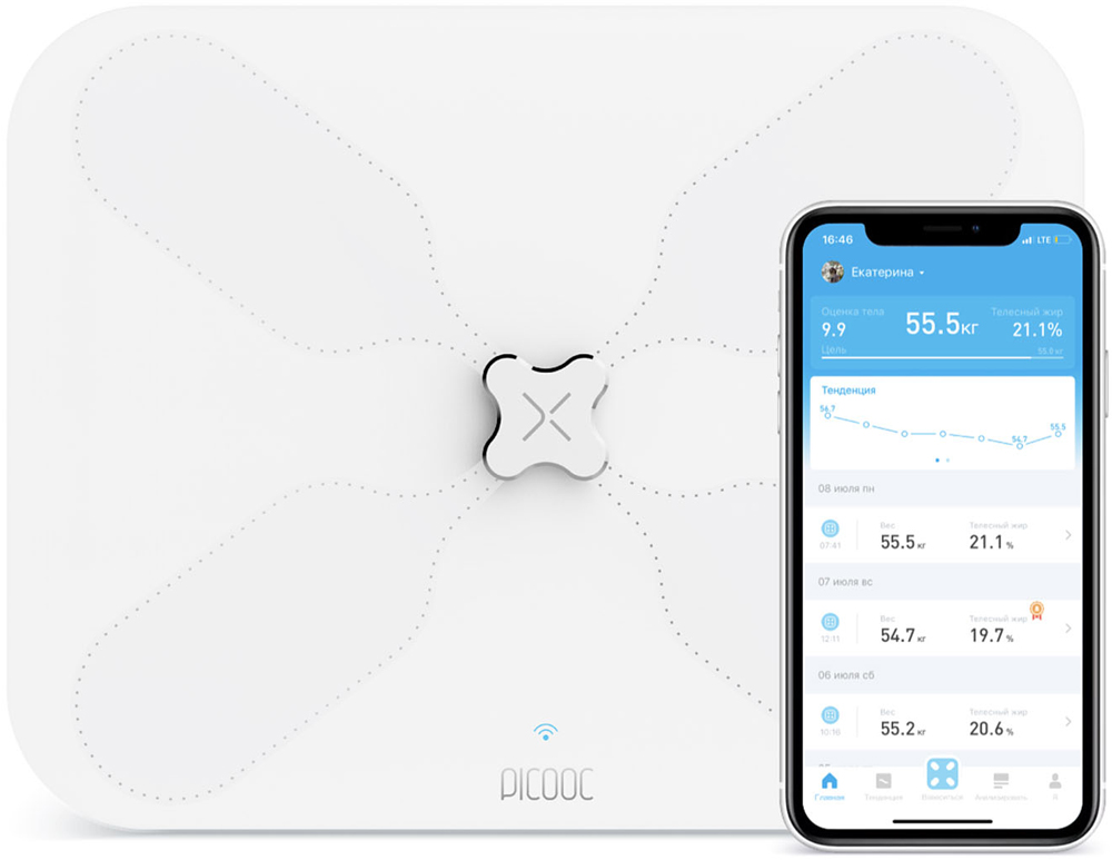 Picooc S3 Lite V2 с Wi-Fi White