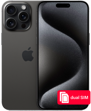 Изображение товара Apple iPhone 15 Pro Max 512Gb SIM + SIM Черный титан