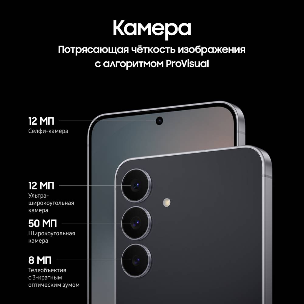 Samsung Galaxy S25 FE 8/512 Гб 5G Dual sim Черный