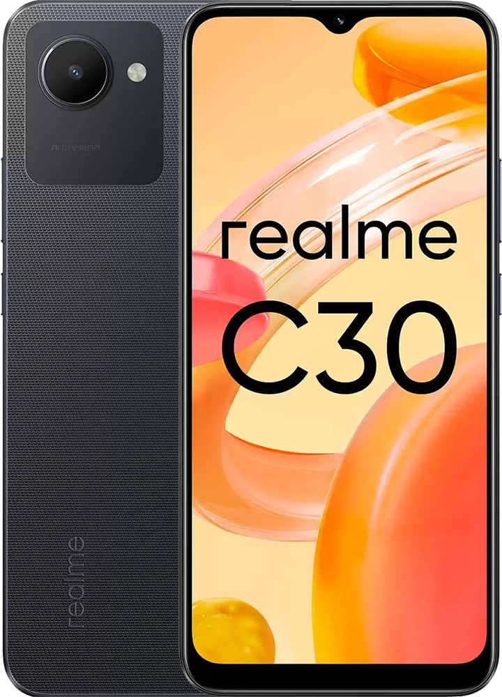 realme C30 4/64 Гб Черный «Как новый»
