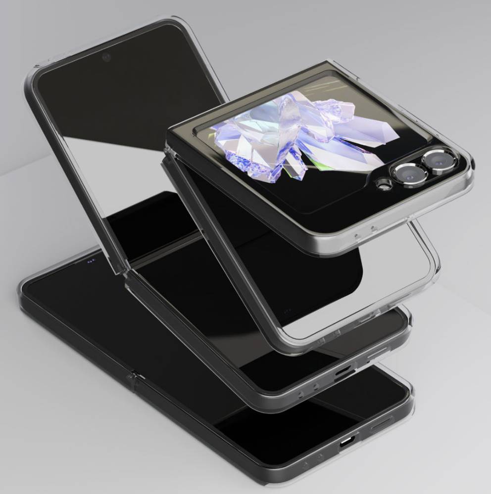 VLP Crystal Case с Magsafe для Samsung Galaxy Z Flip6  Прозрачный