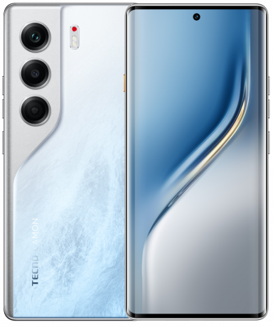 Изображение товара TECNO Camon 40 Pro 8/256 Гб LTE Ледяной белый - стильный и мощный смартфон