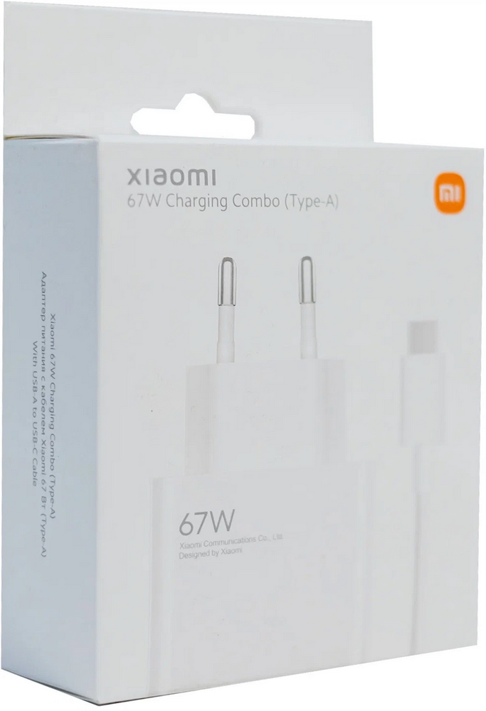 Xiaomi 67W USB Type-C-Type-A Белый (BHR6035EU)