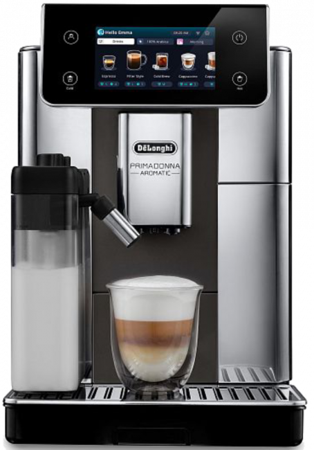 Изображение товара Кофеварка DeLonghi ECAM630.75.TSM автоматическая с сенсорным дисплеем