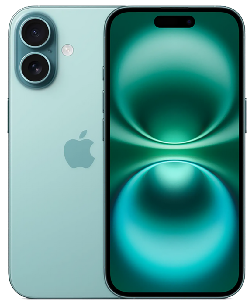 Apple iPhone 16 128Gb eSIM + SIM Бирюзовый