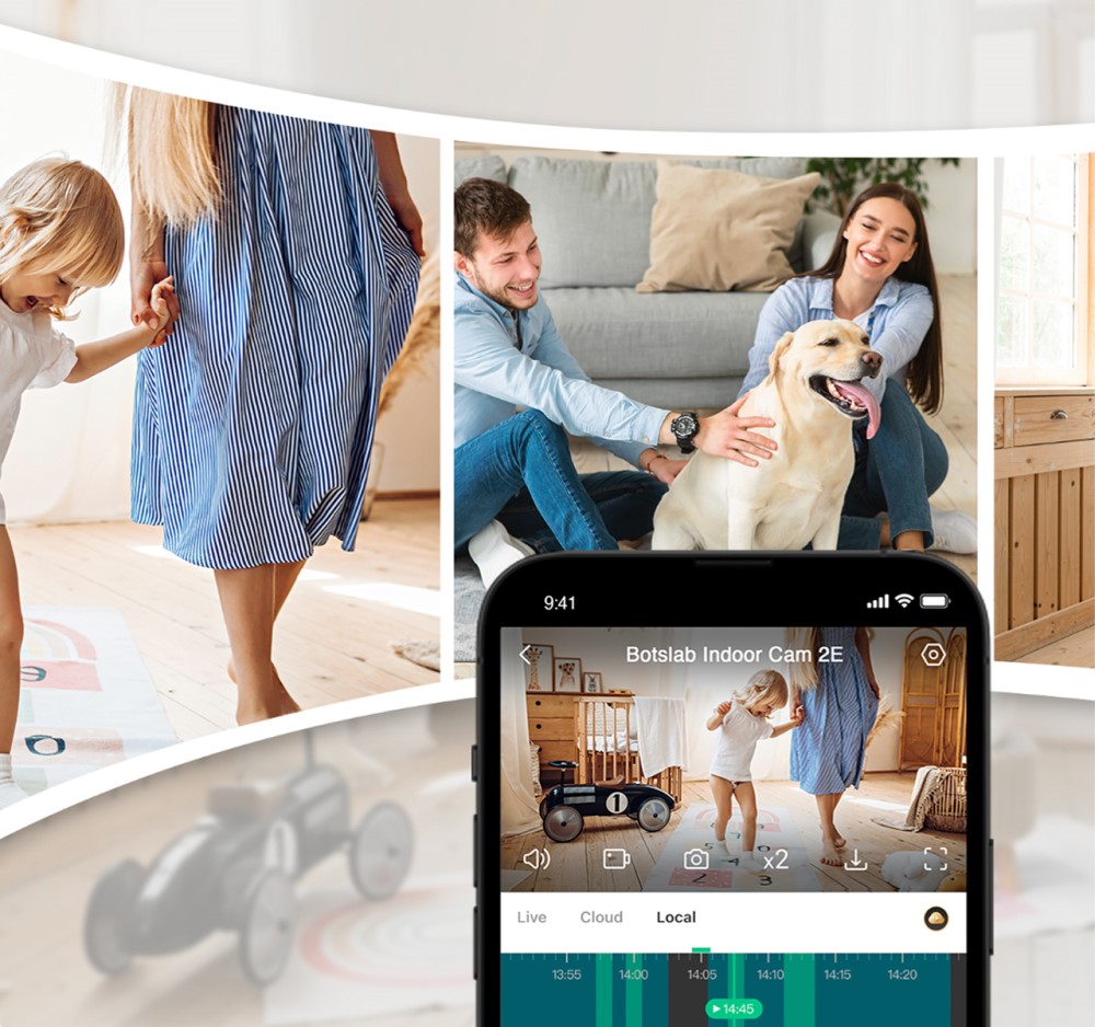 Botslab Indoor Camera 2E C212 Белая