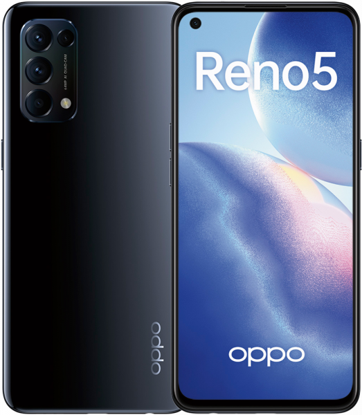 Характеристики Смартфон OPPO Reno5 8/128 Гб Черный «Рабочее