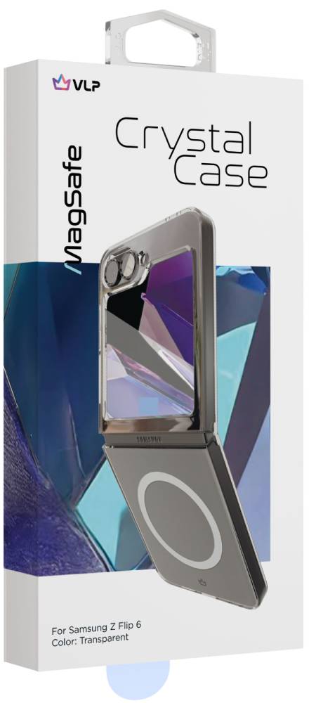 VLP Crystal Case с Magsafe для Samsung Galaxy Z Flip6  Прозрачный