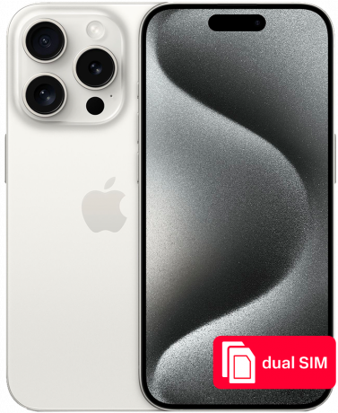 Изображение товара Apple iPhone 15 Pro 256Gb SIM + SIM Белый титан