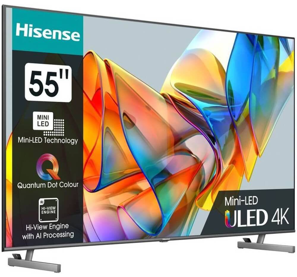 Hisense 55" 55U6KQ Серый