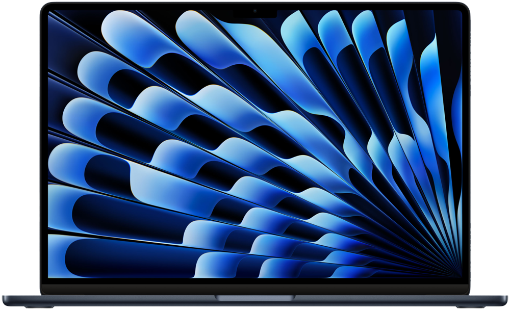 Apple MacBook Air 15" (M2/8CPU/10GPU, 2023) 8/512GB Полуночный черный (MQKX3)