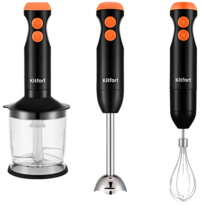 Kitfort КТ-3041-4 3 в 1 Черно-оранжевый