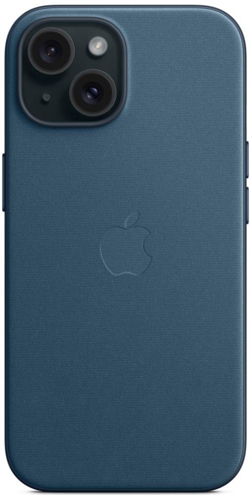 Apple iPhone 15 FineWoven Case with MagSafe Тихоокеанский синий