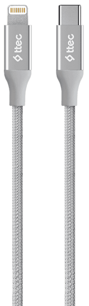 AlumiCable USB-C-Lightning Серый