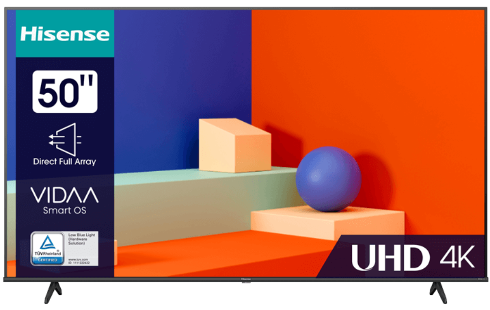 Hisense 50" 50A6K Черный