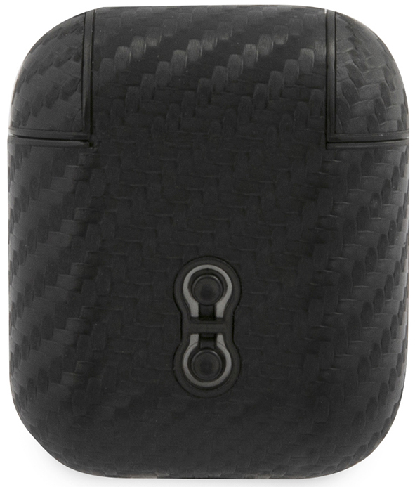 BMW для Airpods M-collection PU carbon effect with metal logo Черный