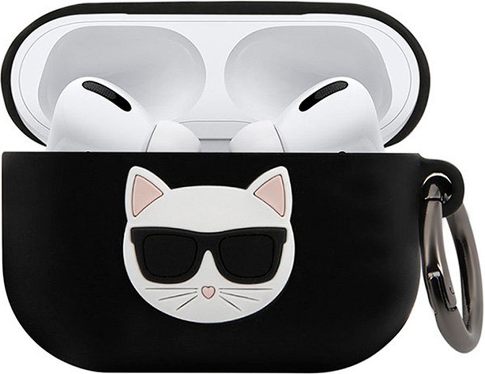 Karl Lagerfeld Airpods Pro Choupette Black