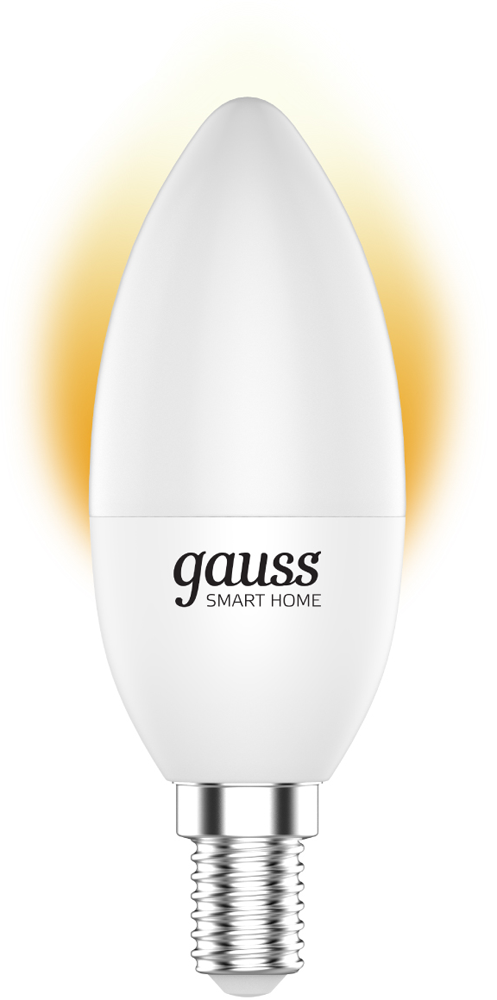 Gauss 5 Вт С37 E14 White