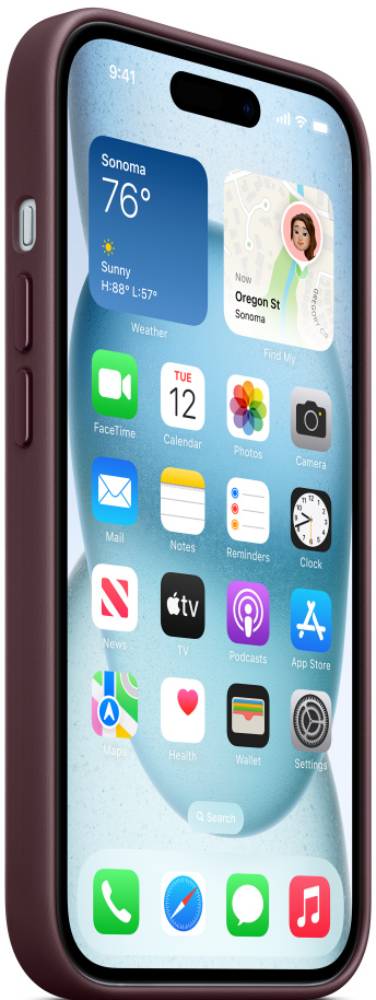 Apple iPhone 15 Plus FineWoven Case with MagSafe Шелковица