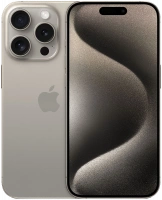 Изображение товара Apple iPhone 15 Pro 128 Гб SIM + SIM Натуральный титан "Отличное состояние"