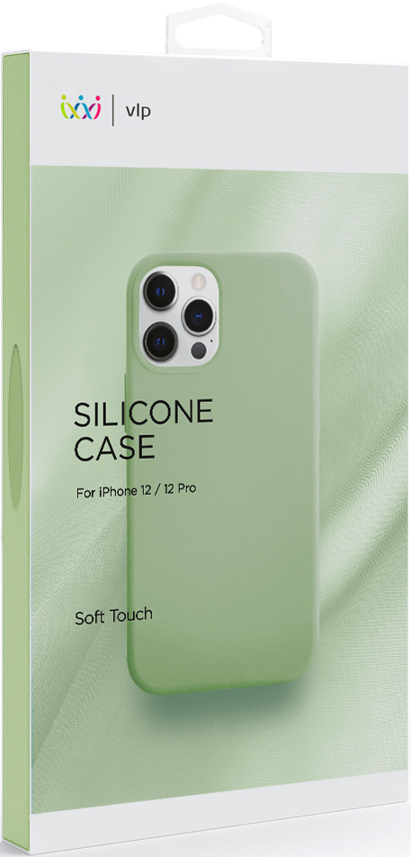 VLP iPhone 12/12 Pro liquid силикон Mint