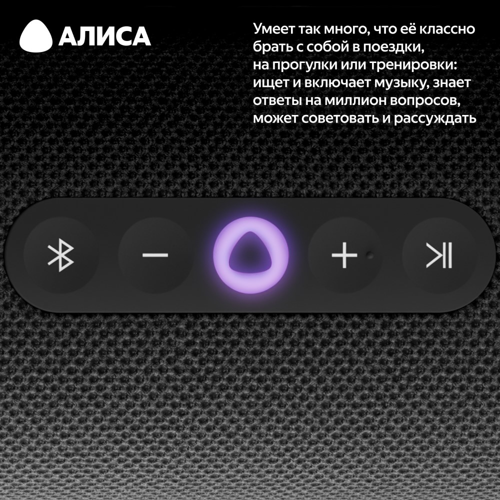 Яндекс Станция Стрит с Алисой Черная