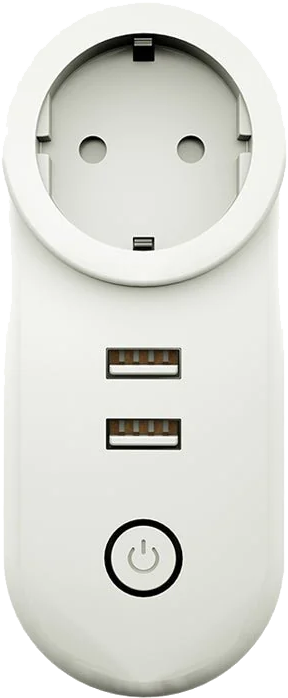 MOES Smart Socket ZP-LZ-EU2U, Zigbee, 110-240 В, 16А Белая