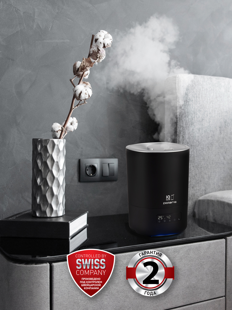 Polaris PUH 8080 WIFI IQ Home Черный