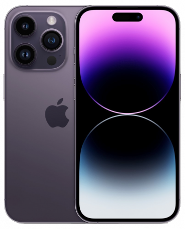 Изображение товара Apple iPhone 14 Pro 128 ГБ темно-фиолетовый с системой камер 48 Мп