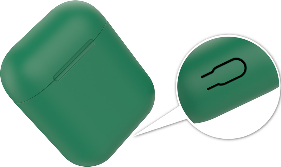 Deppa AirPods 2 Ultra Slim Dark Green