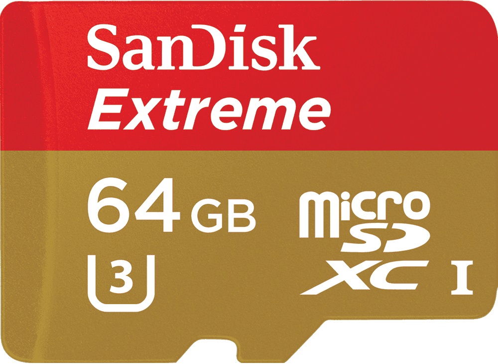SanDisk Extreme 64Gb Class 10 с адаптером