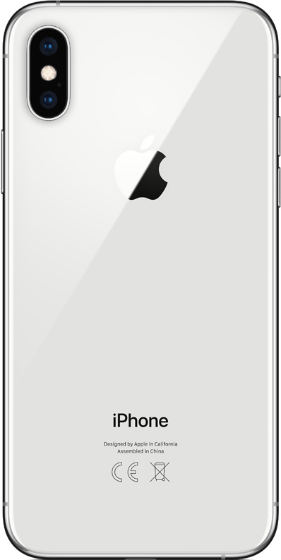 Смартфон Apple iPhone XS 256Gb Silver (Серебристый): купить по