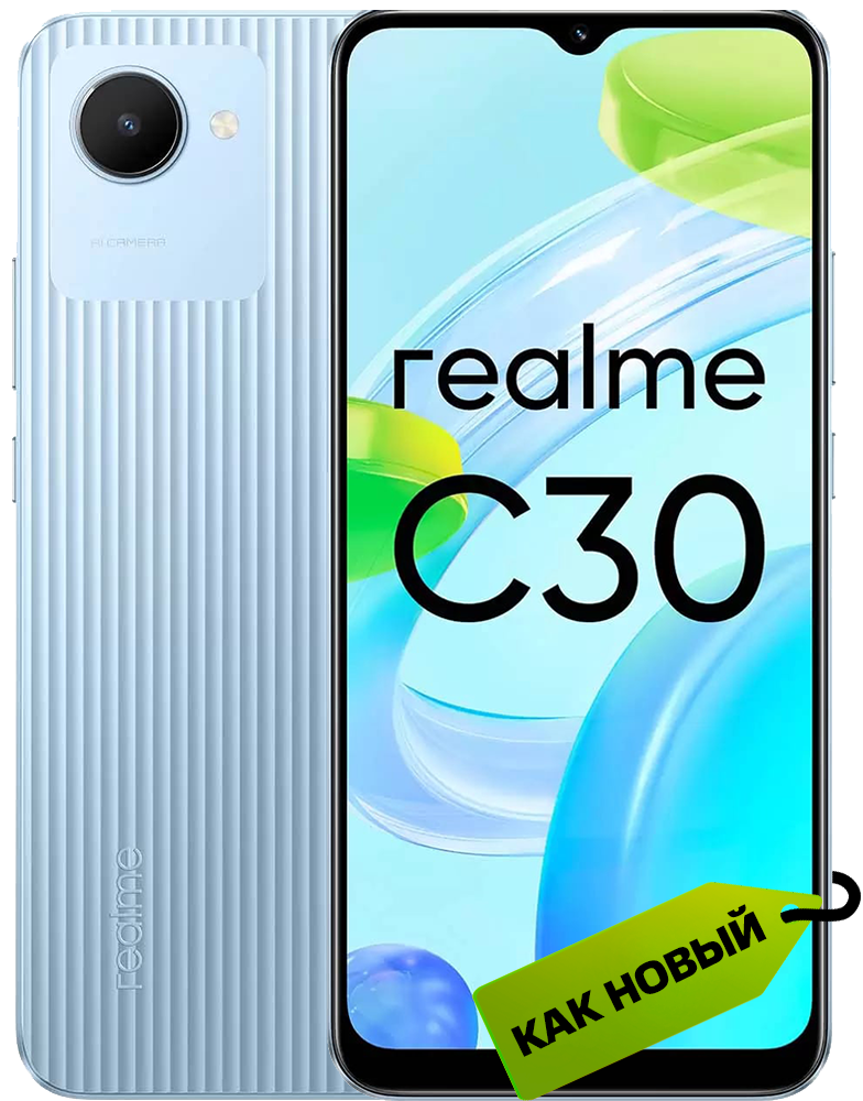 realme C30 4/64 Гб Голубой «Как новый»