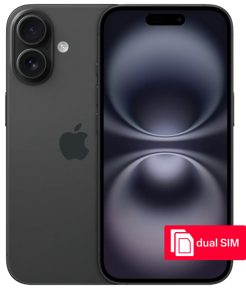 Apple iPhone 16 512Gb SIM + SIM Черный