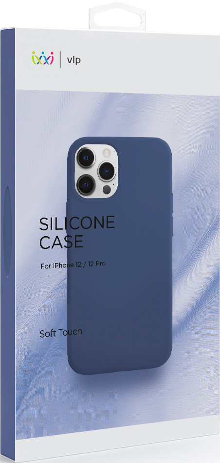 VLP iPhone 12/12 Pro liquid силикон Blue