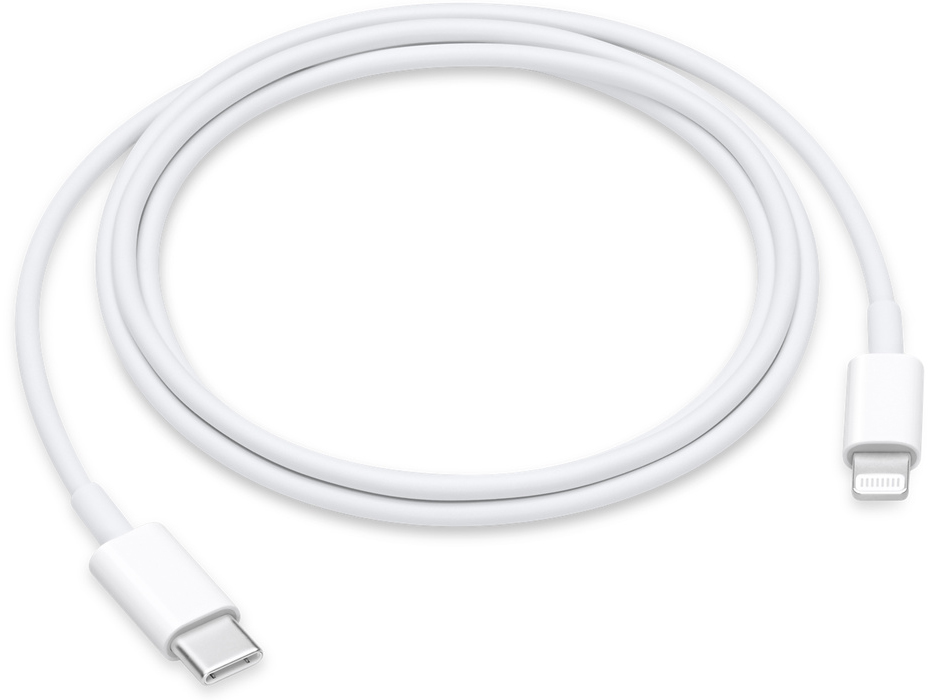 Apple Lightning to USB-C Cable 1m White (MM0A3ZM/A)